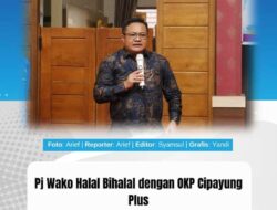 Pj Wako Halal Bihalal dengan OKP Cipayung Plus