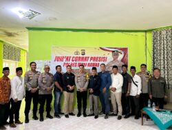 Dengar Curhatan Warga, Kapolres Musi Rawas Gelar Jumat Curhat Bersama Perwakilan Pertamina Pendopo Field 