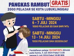 Rachmat Hidayat Rustam Effendi Menggelar Program Pangkas Rambut Gratis untuk Pelajar di Kota Lubuklinggau