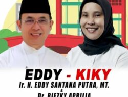 Eddy Santana Putra Resmi Dicalonkan Sebagai Gubernur Sumsel, Riezky Aprilia Siap Dampingi