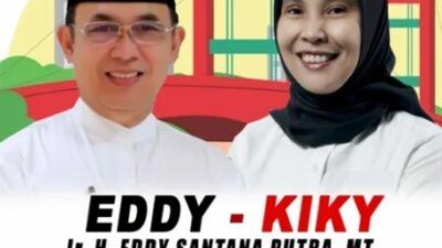 Eddy Santana Putra Resmi Dicalonkan Sebagai Gubernur Sumsel, Riezky Aprilia Siap Dampingi