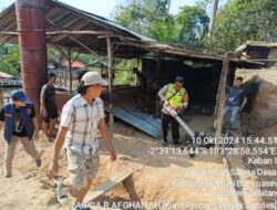 Patuhi Himbauan Polsek Sanga Desa, Warga Bongkar Mandiri Penyulingan Minyak Ilegal di Desa Keban I