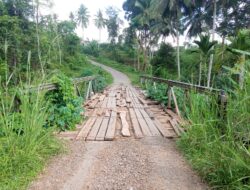Warga Rejang Lebong Keluhkan Kondisi Jembatan Sungai Temam dan Sungai Linggar