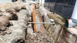 Pembangunan Drainase Puncak Kemuning dikeluhkan warga ,Terkesan Hanya Mempoles bangunan lama