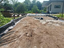 Proyek PSU di Taba Jemekeh Diduga Bermasalah, Baru Dikerjakan Sudah Retak
