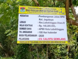 Baru Selesai Dibangun, Jalan ke RPH di Joko Boyo Sudah Tergenang Air — Warga Pertanyakan Kualitas Proyek Ratusan Juta