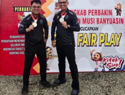 Kapolres Muba dan Kapolsek Sanga Desa Sumbang Medali Perak Untuk Bumi Serasan Sekate di Porprov Sumsel XV