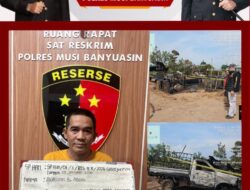 Ungkap Kasus Kebakaran Illegal Refinery, Polsek Babat Toman Amankan Satu Tersangka