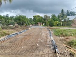 Proyek Jalan Sadar Karya – G.2 Dwijaya Belum Selesai Kualitas Pengecoran dan Pengawasan Dinas PU BM Dipertanyakan