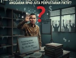 Ada Apa Dengan Dana Bos SMPN Selangit ,Anggaran Perpustakaan Rp40 Juta Jadi Sorotan, Kepala Sekolah Pilih Bungkam