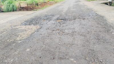 Menjelang Lebaran, Proyek Tampal Sulam Jalan di Lubuklinggau Mulai Rusak Lagi