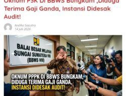 Dugaan Rangkap Jabatan BPD di Musi Rawas, BBWS Sumatera VIII Resmi Pecat Oknum PPPK