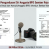Tindak Lanjut Dugaan Rangkap Jabatan P3K BBWS Sumatera VIII, Kartuji Akhirnya Tunjukkan Surat Pengunduran Diri dari BPD Desa Sumber Rejo