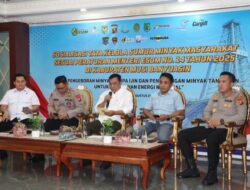 Polda Sumsel dan Pemkab Muba Sosialisasi Tata Kelola Sumur Minyak Masyarakat