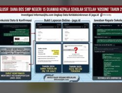Dugaan Pengelolaan Dana BOS SMPN 15 Lubuklinggau “Gelap”, Kepsek Gagap Jelaskan Transparansi