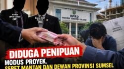 Topeng ‘Aspirasi Dewan’ Terbongkar: Oknum Anggota DPRD Sumsel Diduga Minta Fee 30%, Korban Rugi Rp1,4 Miliar!