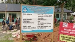 Proyek Revitalisasi SDN 2 Wonosari Senilai Rp 1,28 Miliar Disorot, Dituding Abaikan Keselamatan Kerja (K3)