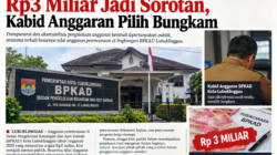 Anggaran Perencanaan BPKAD Lubuklinggau Menembus Rp3 Miliar Jadi Sorotan, Kabid Anggaran Pilih Bungkam