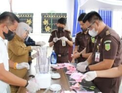 Kejari Lubuk Linggau Musnahkan Barang Bukti Sabu 71,27 Gram hingga Ganja 330,20 Gram