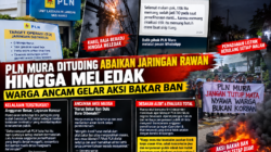 PLN Mura Dituding Abaikan Jaringan Rawan hingga Meledak, Warga Ancam Gelar Aksi Bakar Ban